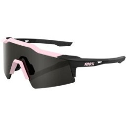 100PERCENT Óculos de Sol Speedcraft SL Smoke Lens Soft Tact Desert Pink (Preto/Rosa) - 100%