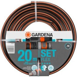 Mangueira FLEX Comfort 5/8" Ø15mm (20 mts) + Acessórios - GARDENA