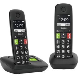Siemens Telefone s/ Fios E290A Duo Analógico/DECT (Preto) - GIGASET