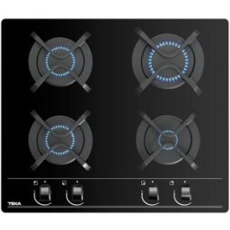 Placa a Gás Natural 60cm 4 Zonas GBC 64000 (Preto) - TEKA
