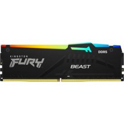 Memória RAM DIMM Fury Beast RGB 32GB (1x32GB) DDR5-5600MHz (AMD Expo/Intel XMP) CL40 - KINGSTON