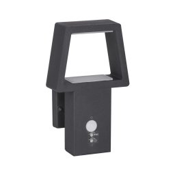 Rabalux 8668 - Iluminação exterior com sensor ARIZONA 1xLED/10,5W/230V IP44