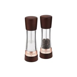 Cole&Mason - Conjunto de moedores de sal grosso e pimenta DERWENT 2 unid. 19 cm faia/castanho