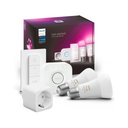 Kit inicial Philips Hue WHITE AND COLOR AMBIANCE 2xE27/9W/230V 2200-6500K