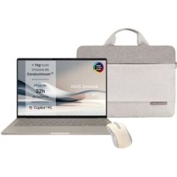 Asus Computador Portátil Zenbook A14 UX3407QA-X1PCOHDGB1 14" Snapdragon® X X1-26-100 16GB 512GB SSD + Mala + Rato