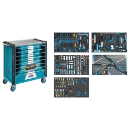 Carro de Ferramentas HAZET Assistent 179NXL-8S1 8 Gavetas 425 Peças