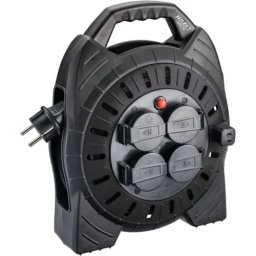 Enrolador de Cabo Elétrico HAZET 10m 4 Tomadas 230V