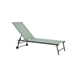 Espreguiçadeira reclinável TERA 57 x 185 cm verde