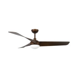 Lucci Air 21617249 - Ventilador LED regulável OSPREY 1xGX53/12W/230V, Ø 132 cm, bronze + comando remoto