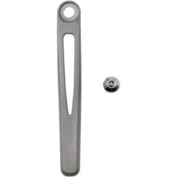 Chris Reeve Knives Chris Reeve MIM Pocket Clip and Screw Large & Small Inkosi CRK-5052 Glass Blasted Titanium, clipe de bolso