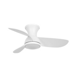 Lucci Air 51307149- Ventilador LED dimerizável SYROS II LED/18W/230V CCT Ø 76 cm branco + comando remoto
