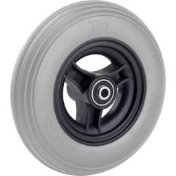 kaiserkraft Roda com raios, com pneus de PU, não deixam marcas, Ø da roda x largura 170 x 43 mm, a partir de 4 unid., Roda com raios, com pneus de PU, não deixam marcas, Ø da roda x largura 170 x 43 mm, a partir de 4 unid. Não deixam marcas. Pneus pneumát