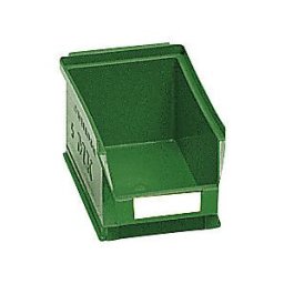 mauser Caixa de armazenagem à vista em polietileno , CxLxA 170 x 100 x 73 mm, verde, embalagem com 25 unidades, Caixa de armazenagem à vista em polietileno, CxLxA 170 x 100 x 73 mm, verde, embalagem com 25 unidades. MK 5. Excelente segurança de empilhamen