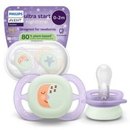 Philips Avent Pack Ultra Start Nighttime Girl 0-2M 2 un