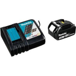 Kit Carregador c/ Bateria 18V 3Ah (BL1830B + DC18RC) - MAKITA