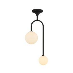Jupiter 1946 - Candelabro montado à superfície SELEN 2xG9/40W/230V preto