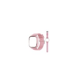 Bracelete SmartWatch SaveFamily Enjoy Silicone Rosa