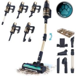 Aspirador Vertical Conga Rockstar RX70 AquaPet Flex (Preto/Dourado) - CECOTEC