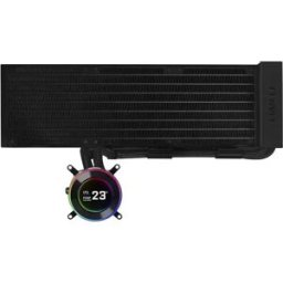 Water Cooler CPU Lian Li HydroShift II LCD 360 Fanless All-In-One 360mm (Preto) - LIANLI