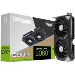 Placa Gráfica Gaming NVIDIA GeForce RTX 5060 Ti "Blackwell" Twin Edge 16GB GDDR7 DLSS4 - ZOTAC