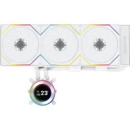 Water Cooler CPU Lian Li HydroShift II LCD 360TL Wireless A-RGB All-In-One 360mm (Branco) - LIANLI