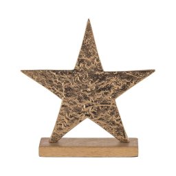 Eglo 427115 - Decoração de Natal BALIGUIAN 21x20,5 cm estrela/dourado