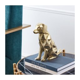 Eglo 427015 - Decoração em metal NOLALU 24,5x20 cm cão/dourado