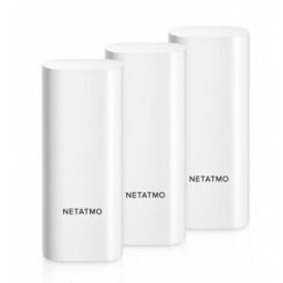 Sensor de Portas e Janelas Netatmo Sensores de Abertura Inteligentes RF Wireless Kit 3 Unidades
