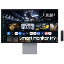 Smart Monitor Gaming Samsung M9 M90SF S32FM900SU 32"/ 4K/ 0.03ms/ 165Hz/ QD-OLED/ Multimedia/ Regulable en altura/ Smart TV/ Plata