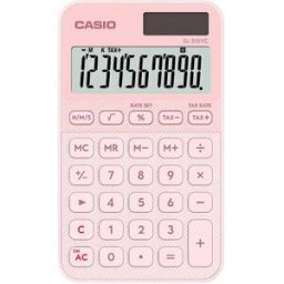 CALCULADORA CASIO ESCRITORIO ROSA