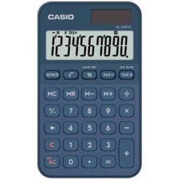 CALCULADORA CASIO ESCRITORIO AZUL