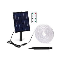 Aigostar - Fita solar LED dimmável 5W 3,2V 5m 2700K IP65 c/ comando