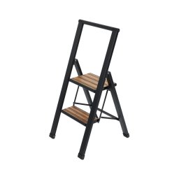 WENKO 50482100 - Escadote ALU-DESIGN 44x101 cm preto