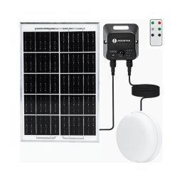 Aigostar - Candeeiro de teto solar LED com sensor LED/3,7V 6000 mAh IP65 + controlo remoto