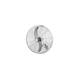 Ventilador de parede 180 W/230 V Ø 66 cm, prateado + comando remoto