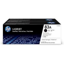 HP 83A 2-pack Black Original LaserJet Toner Cartridges Laser cartridge 1500páginas Preto