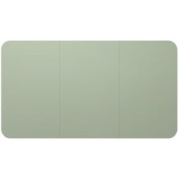 Chameleon Quadro branco XXL de design VisuWall Curve , chapa de aço, esmaltada, LxA 3920 x 1980 mm, verde, Quadro branco XXL de design VisuWall Curve, chapa de aço, esmaltada, LxA 3920 x 1980 mm, verde. Os painéis disponibilizam uma superfície de trabalho