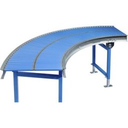 Blume Transportador de rolos pequenos, rolos de plástico , largura da esteira 200 mm, curva 90°, raio interior 800 mm, Transportador de rolos pequenos, rolos de plástico, largura da esteira 200 mm, curva 90°, raio interior 800 mm. Eficiente energeticament