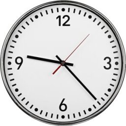 kaiserkraft Relógio de parede, Ø 300 mm, relógio controlado por rádio, mostrador branco, com algarismos e traços, Relógio de parede, Ø 300 mm, relógio controlado por rádio, mostrador branco, com algarismos e traços. Riscos, ponteiros de horas e minutos em