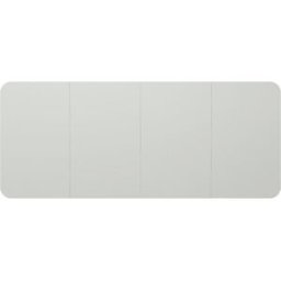 Chameleon Quadro branco XXL de design VisuWall Curve , chapa de aço, esmaltada, LxA 4900 x 1980 mm, cinzento, Quadro branco XXL de design VisuWall Curve, chapa de aço, esmaltada, LxA 4900 x 1980 mm, cinzento. Os painéis disponibilizam uma superfície de tr