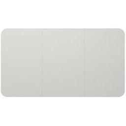 Chameleon Quadro branco XXL de design VisuWall Curve , chapa de aço, esmaltada, LxA 3920 x 1980 mm, cinzento, Quadro branco XXL de design VisuWall Curve, chapa de aço, esmaltada, LxA 3920 x 1980 mm, cinzento. Os painéis disponibilizam uma superfície de tr