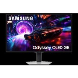 Monitor Gaming Samsung Odyssey OLED G8 S32FG812SU 32"/ 4K/ 0.03ms/ 240Hz/ QD-OLED/ Multimedia/ Regulable en altura/ Plata