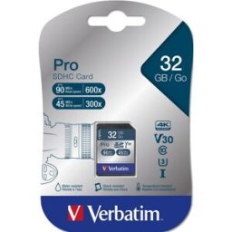 Cartão de Memória SDHC 32GB (Classe 10) - VERBATIM