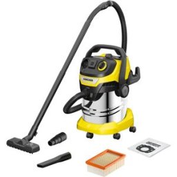 Aspirador de Pó/Líquidos WD 5 P S V-25/5/22 25L 1100W (Preto/Inox/Amarelo) - KARCHER