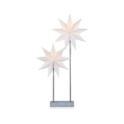 Markslöjd 703867 - Decoração de Natal DUVA 2xE14/25W/230V cinzento