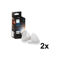 Pack de 4 lâmpadas LED reguláveis Philips Hue White Ambiance GU5,3/MR16/5,1W/12V 2200-6500K