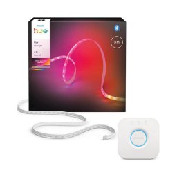 Philips - Fita LED RGBW dimável Hue FLUX 3m LED/12W/230V 2200-6500K + Hue Bridge