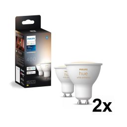 Conjunto de 4 lâmpadas LED reguláveis Philips Hue White Ambiance GU10/4,2W/230V 2200-6500K