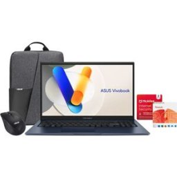 Asus Pack Fnac Computador Portátil Vivobook 15 F1504VA-54CHDAB2 15.6" Intel® Core™ 5 120U 16GB 1TB SSD + Mochila + Rato + Microsoft 365 + McAfee