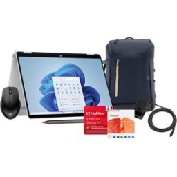 HP Pack Fnac Computador Portátil OmniBook 5 Flip 14-fp0004npx 14'' Intel® Core™ 5 120U 16GB 512GB SSD + Mochila + Rato + Carregador USB-C + Microsoft 365 + McAfee
